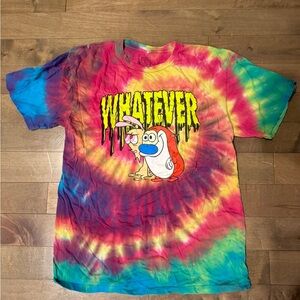 Zumiez Tie-Dye Whatever Ren & Stimpy Graphic Tee